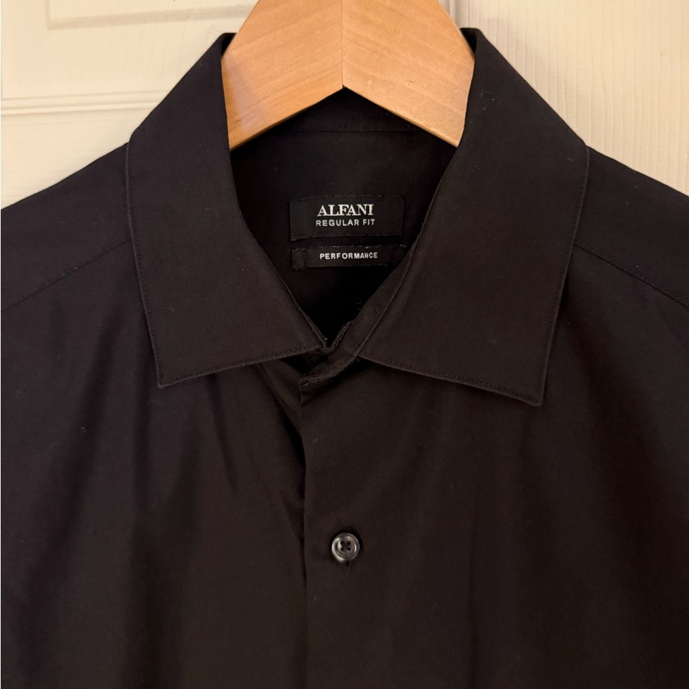 Alfani Black Shirt M 15-15/12x34-35